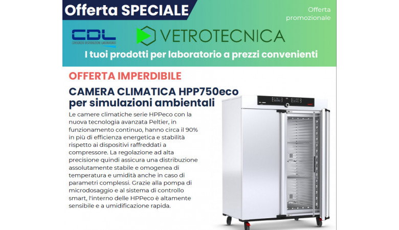 PROMOZIONE CAMERA CLIMATICA HPP750eco